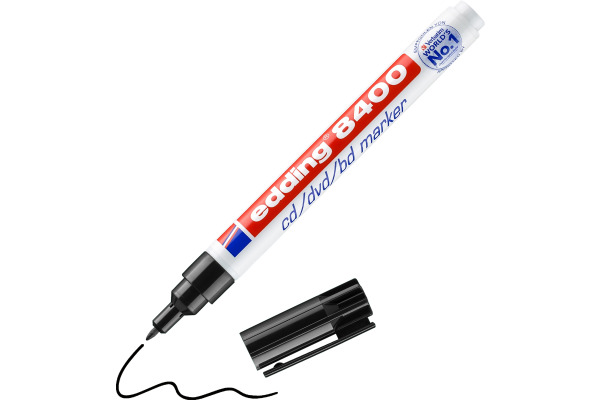 EDDING CD-Marker 8400 0,5-1mm 8400-1 schwarz