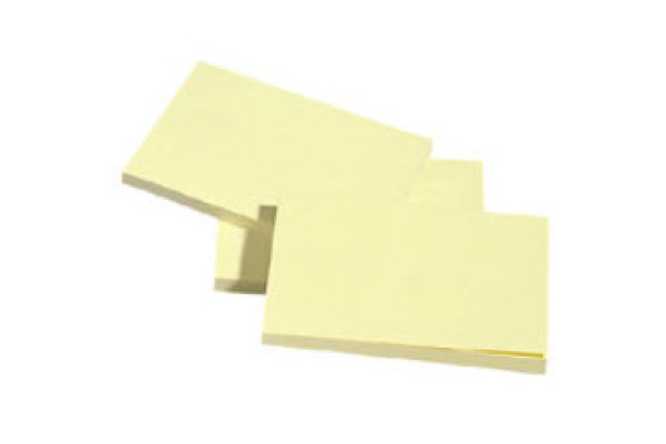 POST-IT Block 76x127mm 655-6 gelb/100 Blatt
