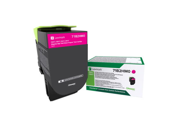 LEXMARK Toner-Modul HY return magenta 71B2HM0 CS31/41/51x 3500 Seiten