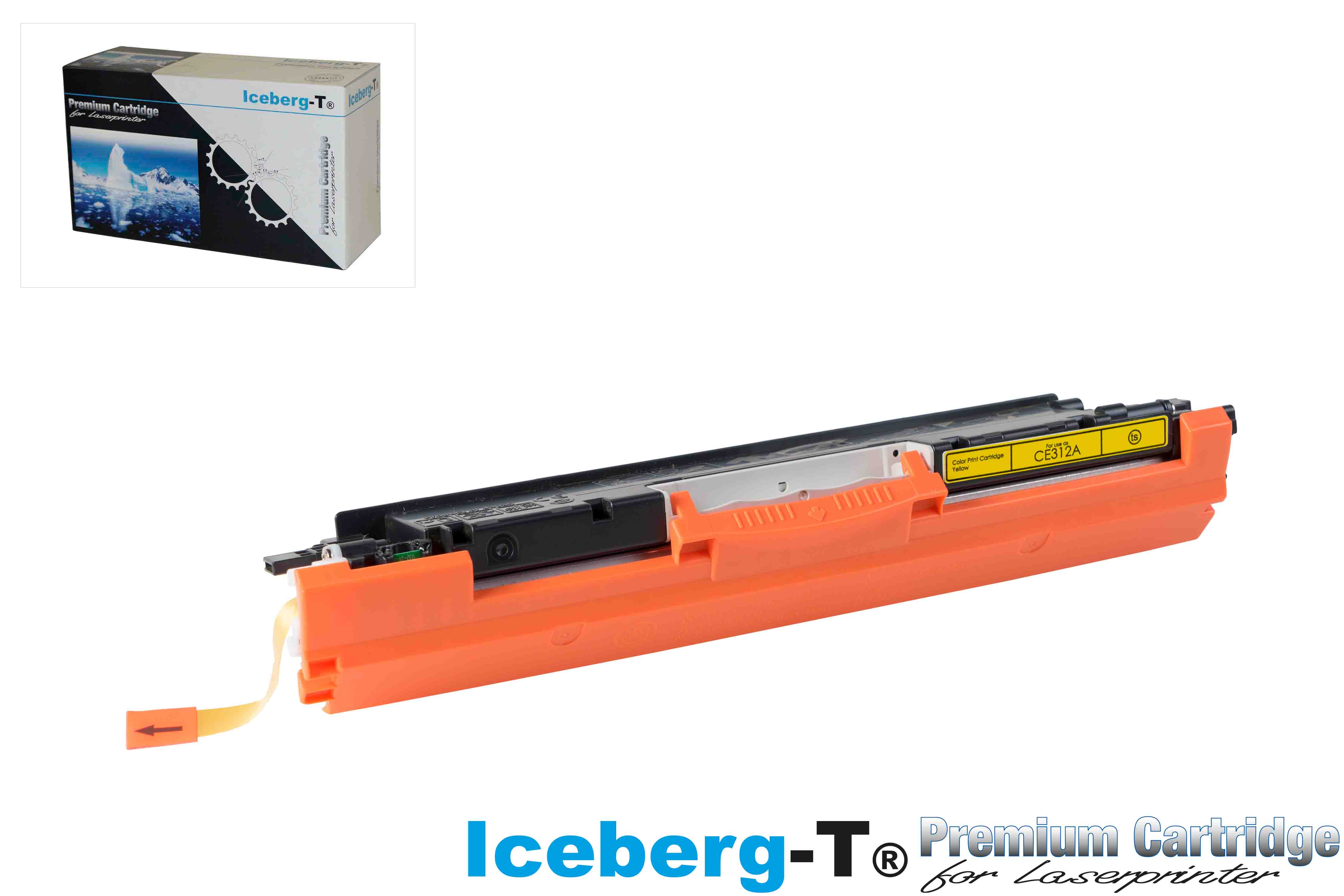 Iceberg-T Toner CE312A 1'000 Seiten, yellow