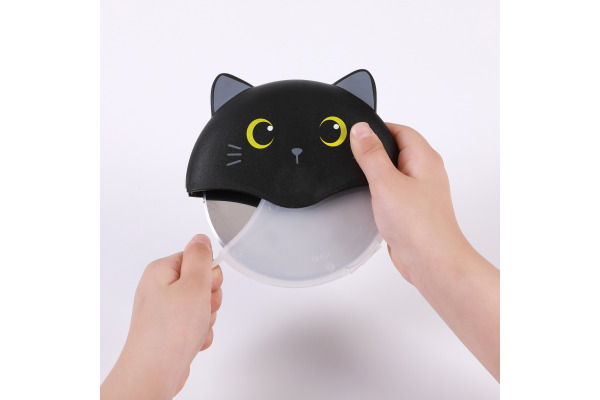 I-TOTAL Pizzaschneider 10cm XL2789 Black Cat