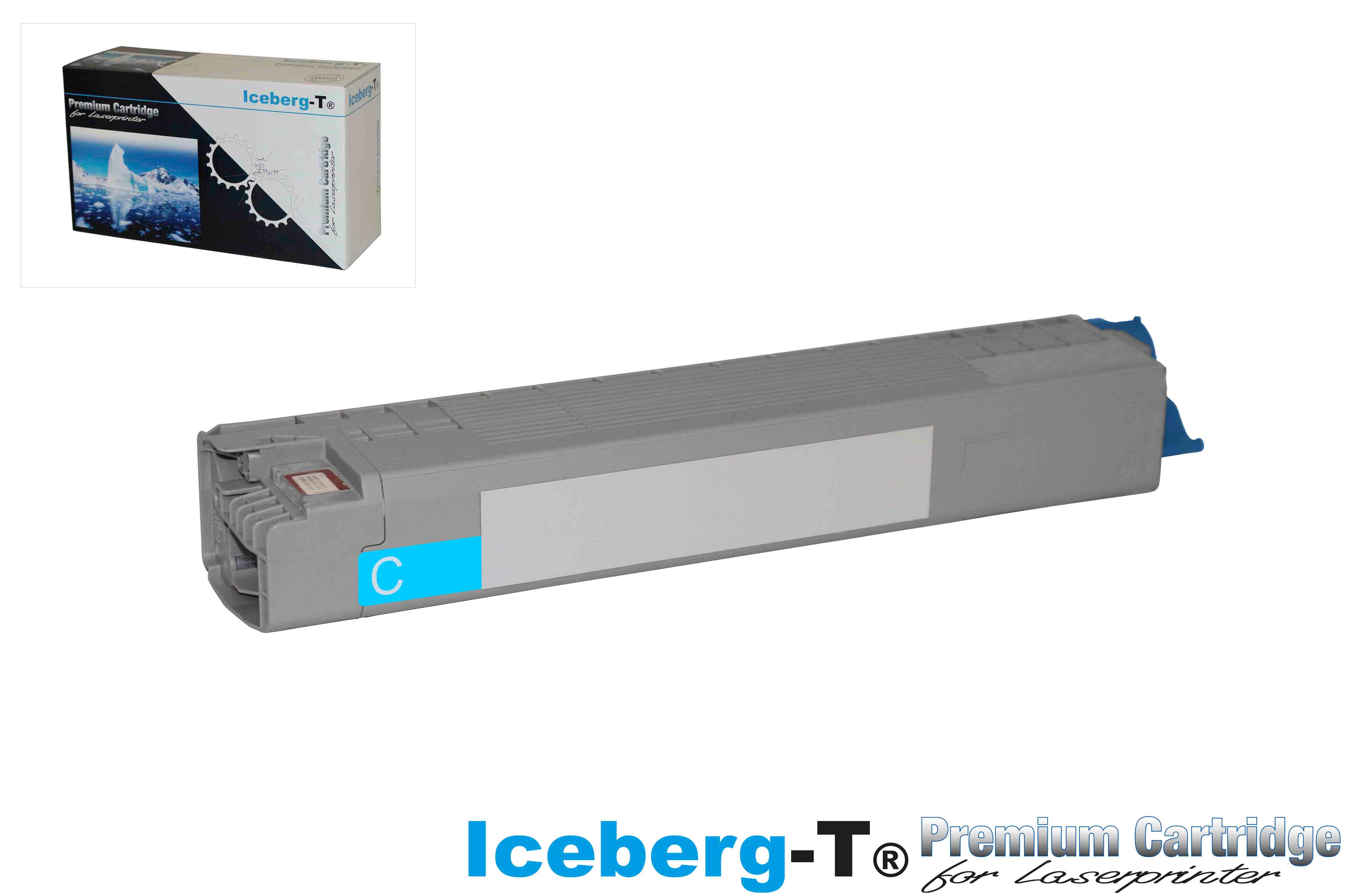 Iceberg-T Toner OKI C823 / C833 / C843 7'000 Seiten, cyan
