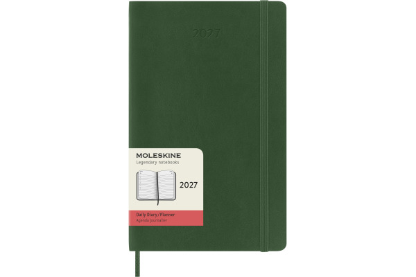 MOLESKINE Agenda Classic Large 2027 DSK1512DC 1T/1S myrtengrün SC 13x21cm