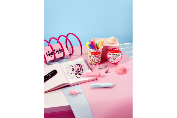 FABER-CA. Leuchtstift Icecream cup 1-5mm 254696 pastell 10 Stück