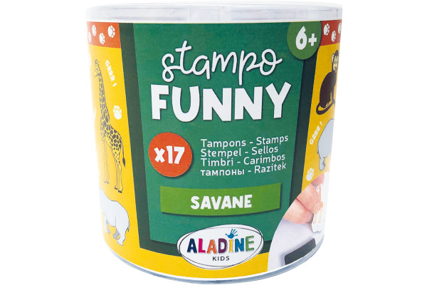 ALADINE Stempelset 85175 Savane 17 Stück