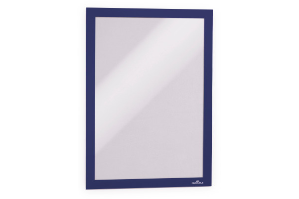 DURABLE Sichtfenster Duraframe A4 487207 dunkelblau,selbstkleb. 2 Stk.