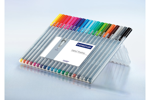 STAEDTLER Triplus Fineliner 0,3mm 334SB20 20er Etui
