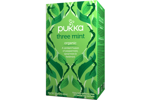 PUKKA Three Mint 4091016 Bio Kräutertee 20 Beutel