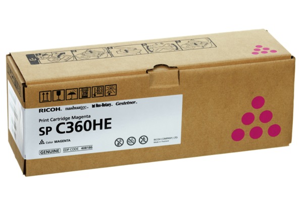 RICOH Toner magenta 408186 SP C360/361 5000 Seiten