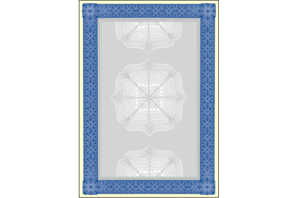 SIGEL Designpapier Urkunde A4 DP490 blau, 185g 20 Blatt