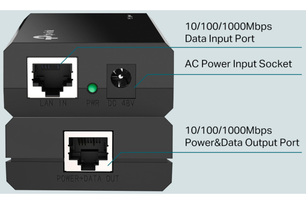 TP-LINK POE150S POE150S IEEE 802.3af PoE Injector
