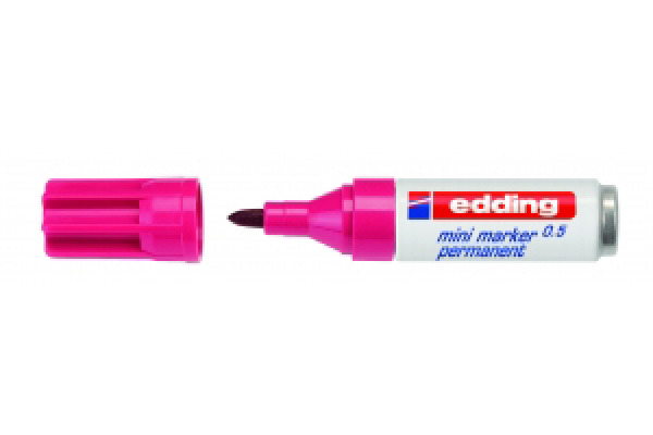 EDDING Mini Marker permanent 1,5-3mm 0-19 karmin