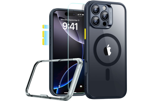 ESR Classic Hybrid Case MagSafe 1A79703 +Glass iPh16 Pro Max Cl.Bl.