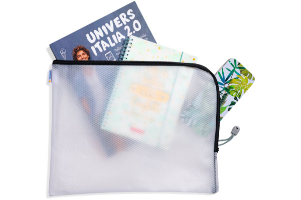 HERMA Dokumententasche mit Zip A4 20022 schwarz, 36x28cm