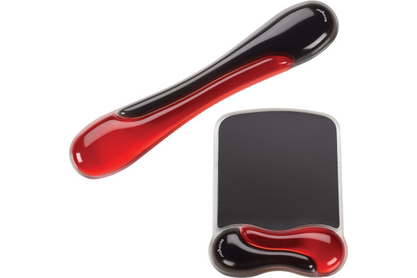 KENSINGTO Gel-Mousepad Duo 62402 blk/red