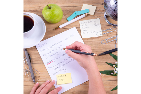 ONLINE Kugelschreiber Soft Metal M 21733/3D white rose