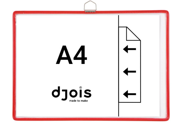 TARIFOLD Hängesichttafel A4 157503 rot 5 Stück