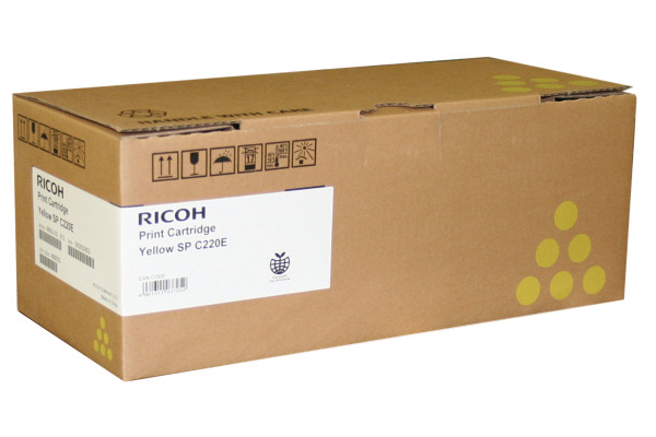 RICOH Toner yellow 407643 SP C220 2000 Seiten