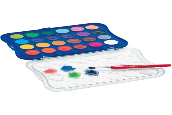 GIOTTO Malkasten Acquerelli 352400 24 Farben