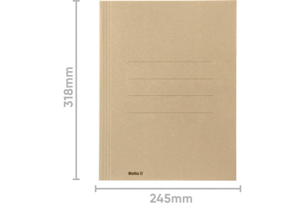 BIELLA Aktensammler Recycolor 17243027U 3 Klappen beige
