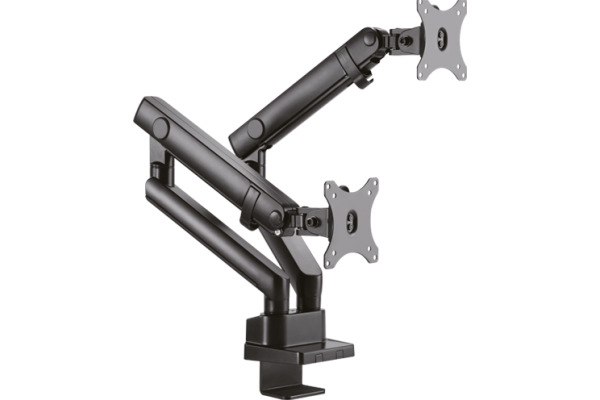 ICY BOX Monitor Stand for 2 Monitor IBMS314T 32 inch black