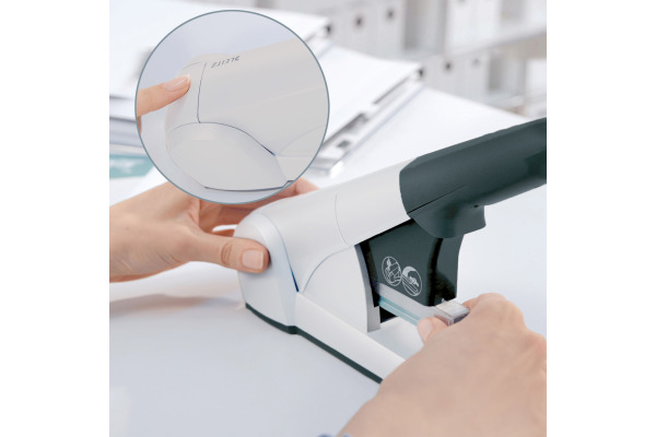 LEITZ Blockhefter 5551 55510084 hellgrau 80 Blatt