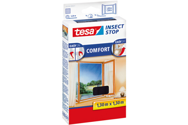 TESA Insect Stop COMFORT 1,3x1,3m 553960002 schwarz