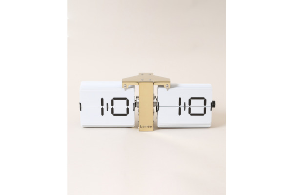 ESMEE Wanduhr Flip Clock 240.006.0 gold