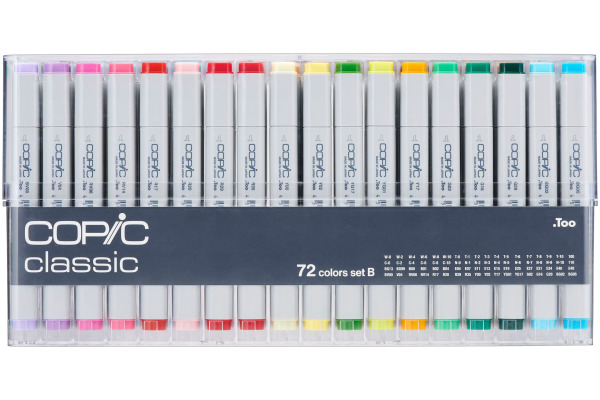 COPIC Marker Classic 20075161 Set B, 72 Stück