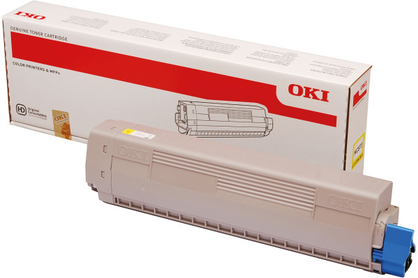 OKI Toner yellow 45862814 MC873 10'000 Seiten