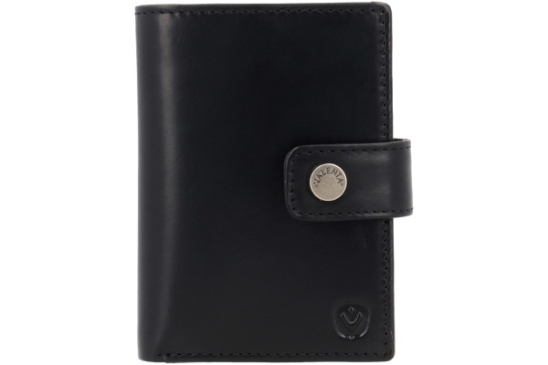 VALENTA Card Wallet Leather 588386 Luxe Black