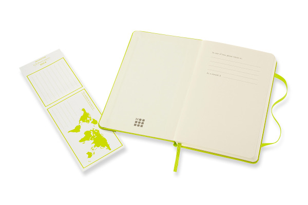 MOLESKINE Notizbuch HC Pocket/A6 850857 liniert,limetten grün,192 S.