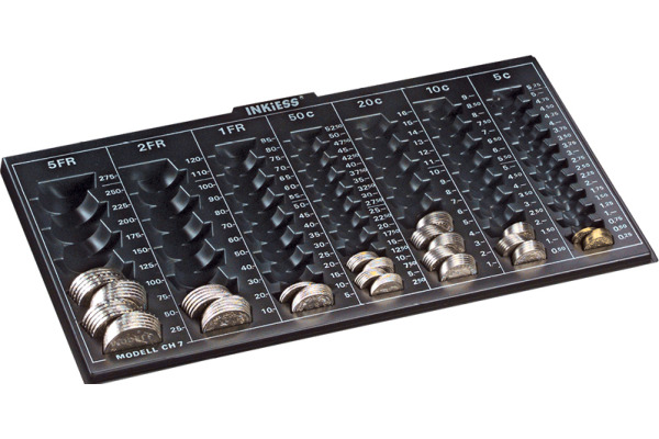 RIEFFEL Geldkassetten Einsatz A12704 für CHF 330x185x50mm