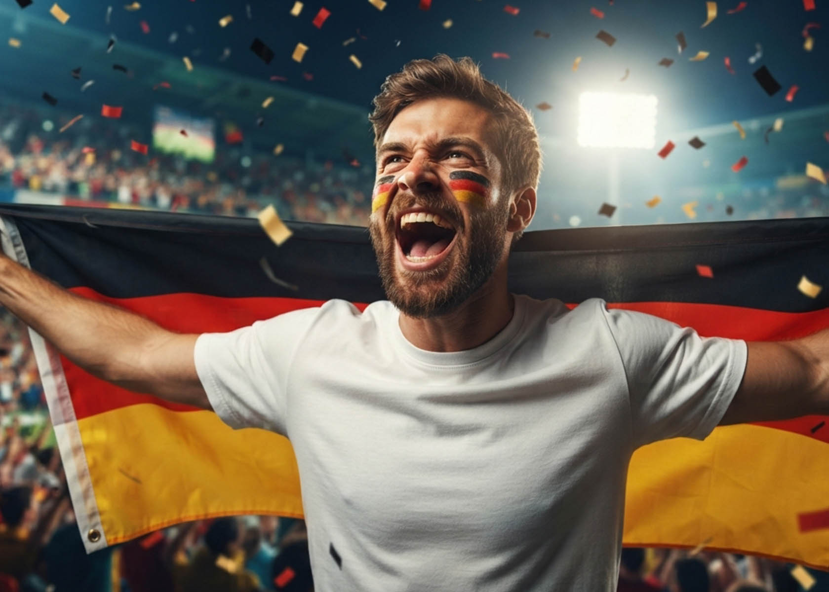 Deutschland Flagge 150x90cm Fahne aus Polyester 