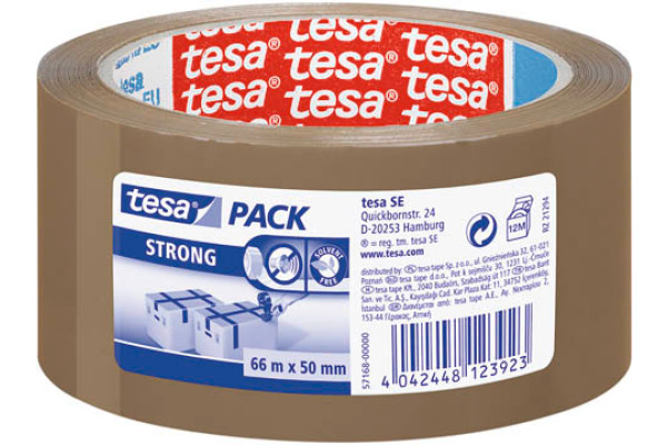 TESA Verpackungsband 50mmx66m 571680000 braun