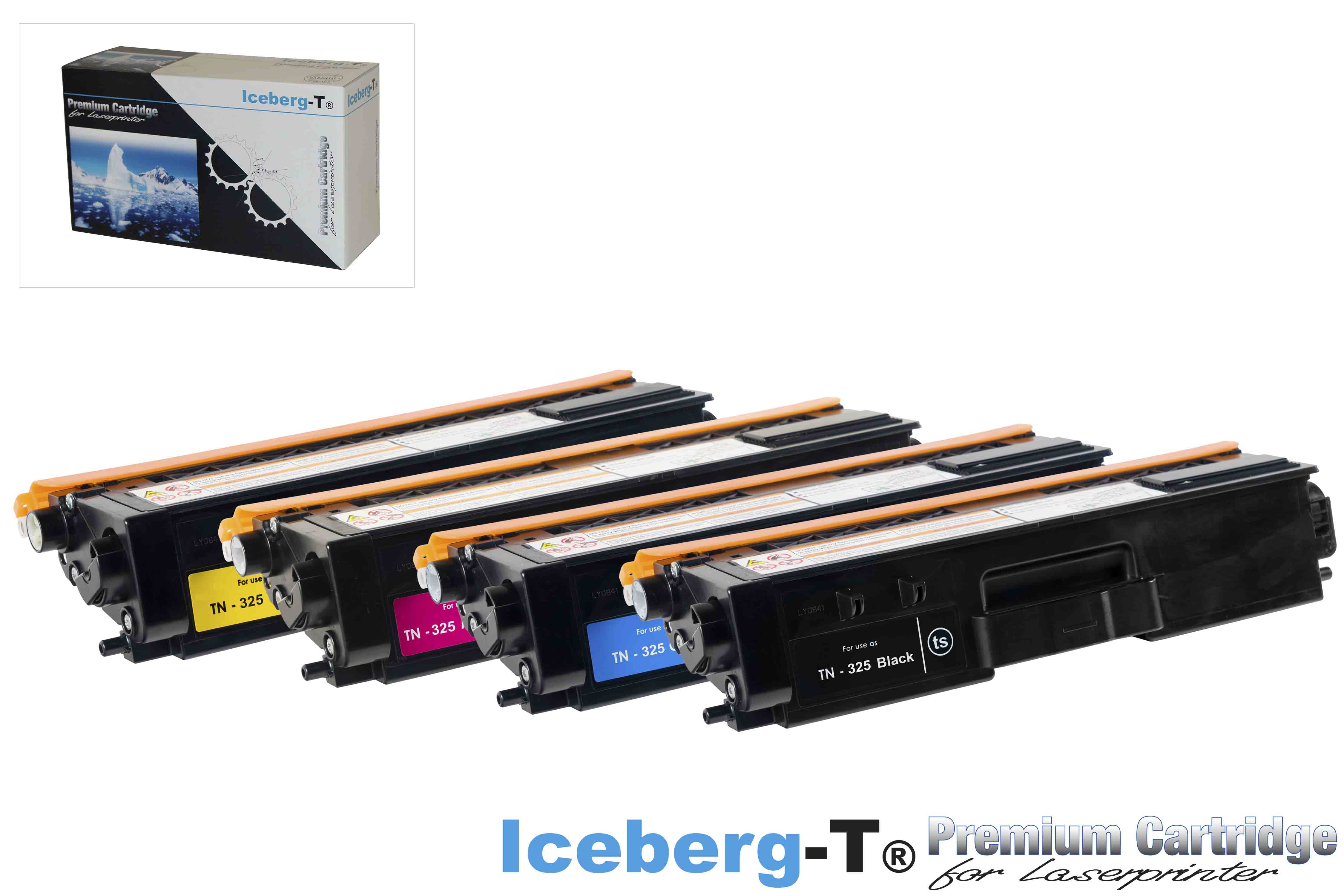 Iceberg-T Toner SET TN-325 Set mit allen vier Farben