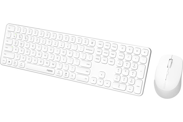 RAPOO 9810M ultraslim full deskset 12651 Wireless, White