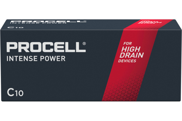 DURACELL Batterie PROCELL 8100mAh PC1400 C, LR14, 1.5V 10 Stück