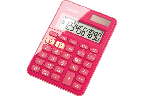 CANON Tischrechner LS100KB 10-stellig, Metallic-Finish