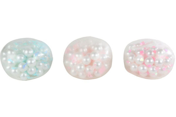 ROOST Antistress Ball 9cm 622018 Glamour Perlkugeln assortiert