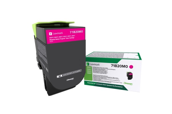 LEXMARK Toner-Modul return magenta 71B20M0 CS31/41/51x 2300 Seiten