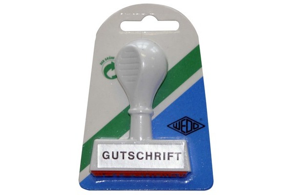 WEDO Textstempel 193 23 Gutschrift