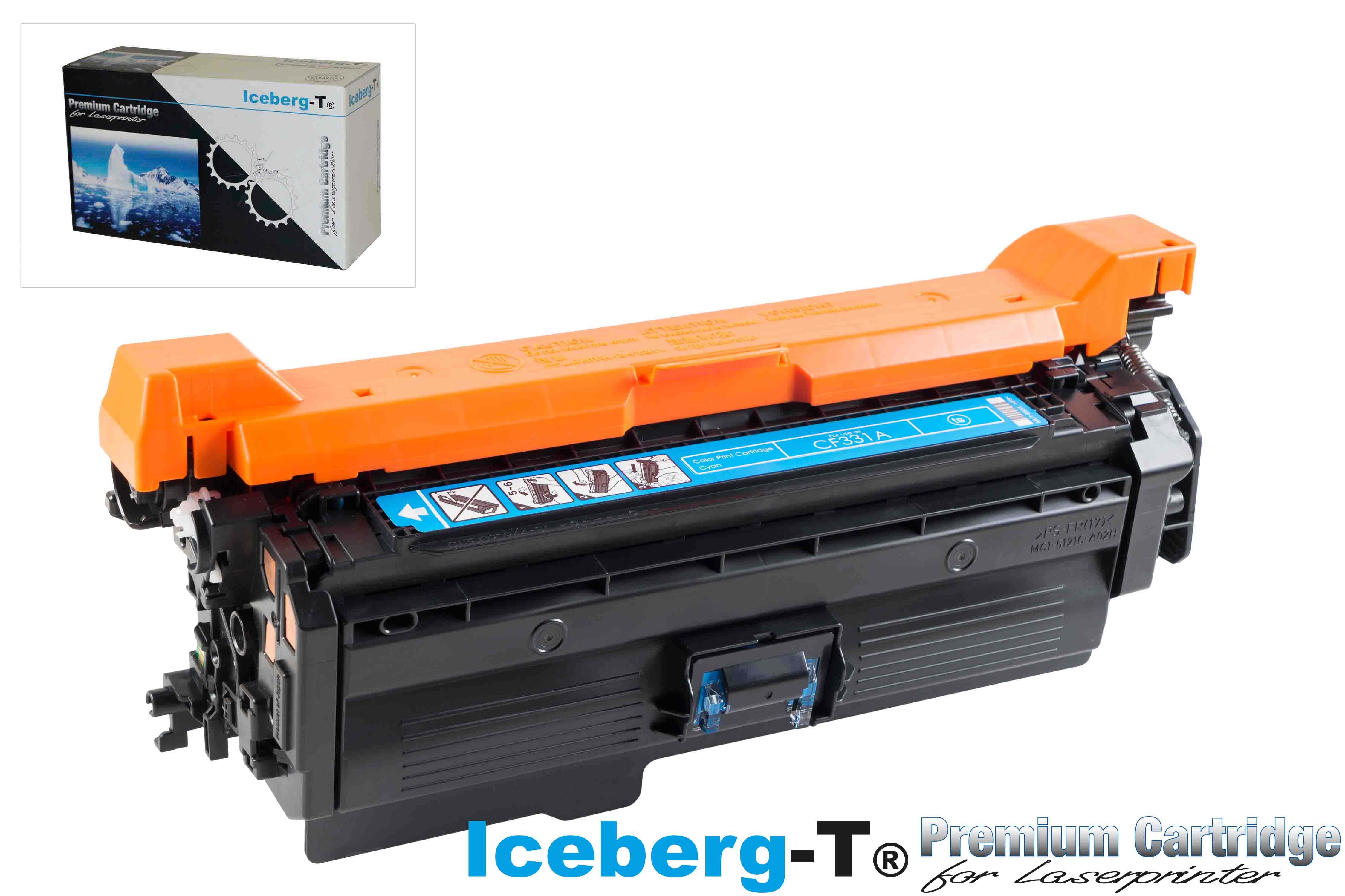 Iceberg-T Toner CF331A / 654A 15'000 Seiten, cyan