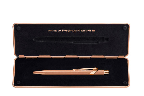 CARAN D'A Kugelschreiber 849 mit Etui 849.997 brut rosé