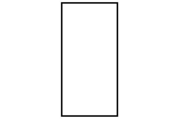 3L Sichtfenster 75x150mm 10350 PP selbstklebend 3 Stück