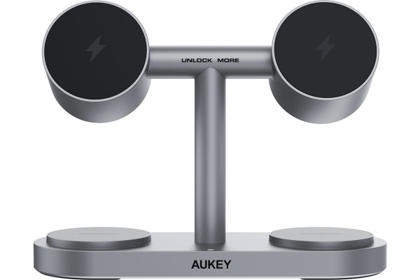 AUKEY MagFusion Titan 4in1 Charger LC-MC411 Wireless, Gray