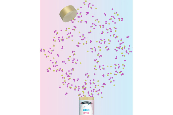 ARTOZ Tischbombe TB-012 Gender reveal Girl