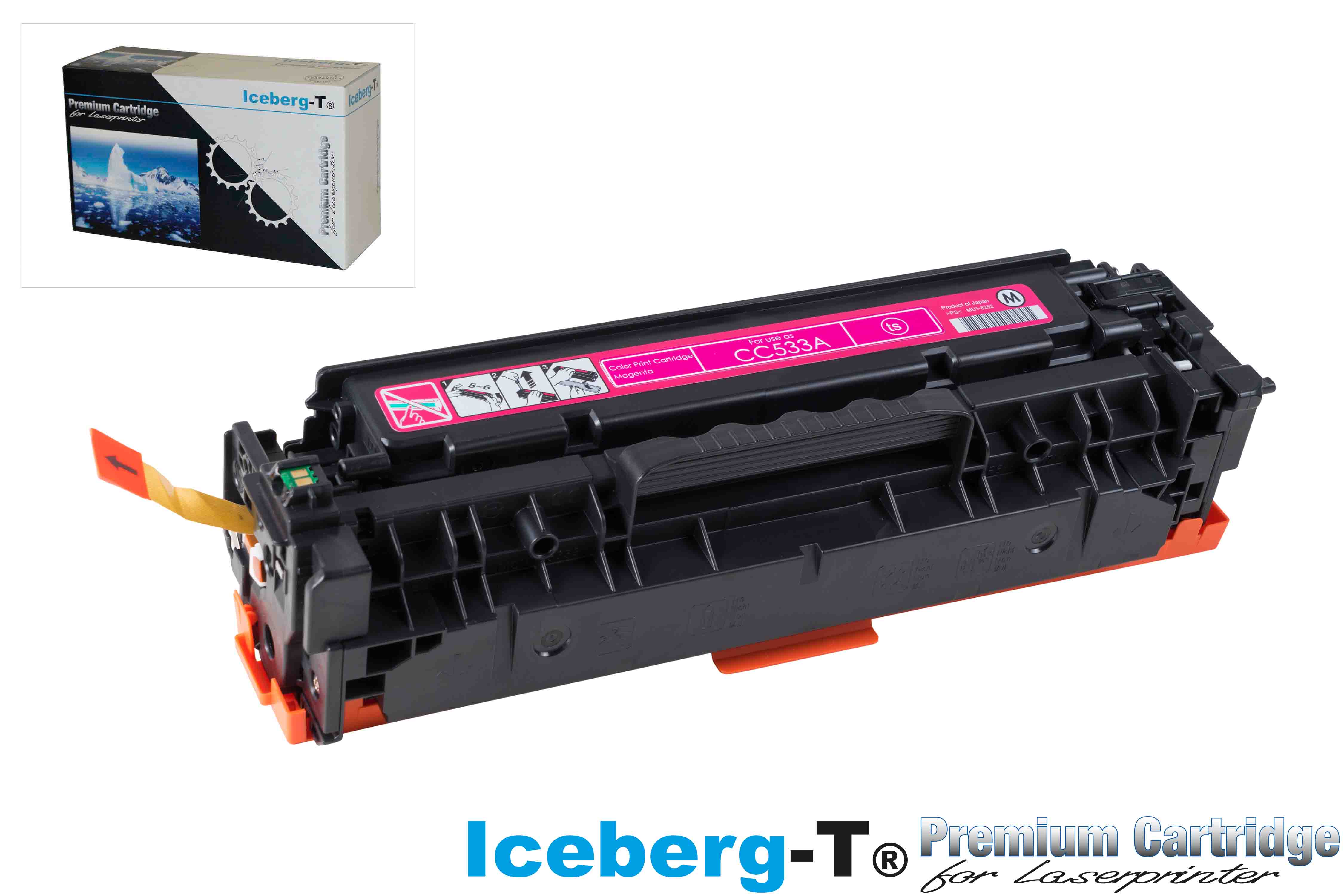 Iceberg-T Toner CC533A 2'800 Seiten, magenta