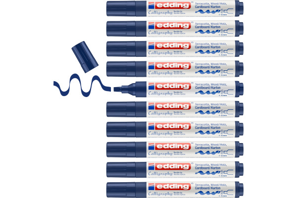 EDDING Permanent Marker 1455 1-5mm 1455-17 blau