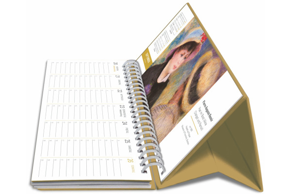 HARENBERG Pultkalender 2027 331013827 Die Welt der Kunst 29.9x11.1cm
